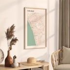 carlsbad, california map poster - image 2