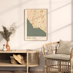 dana point, california map poster - image 3
