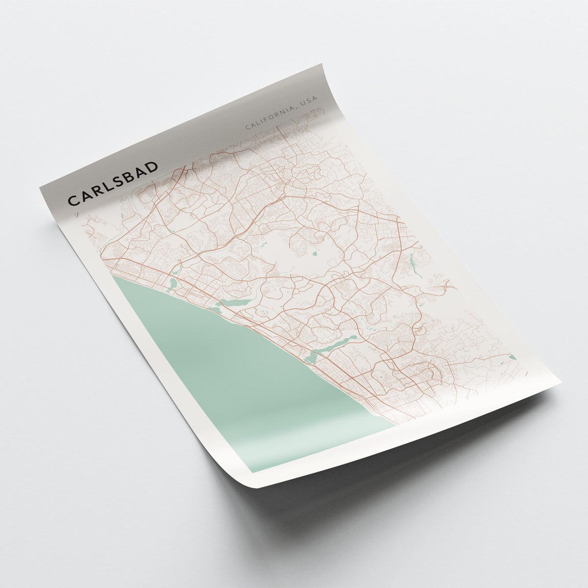 carlsbad, california map poster - image 4