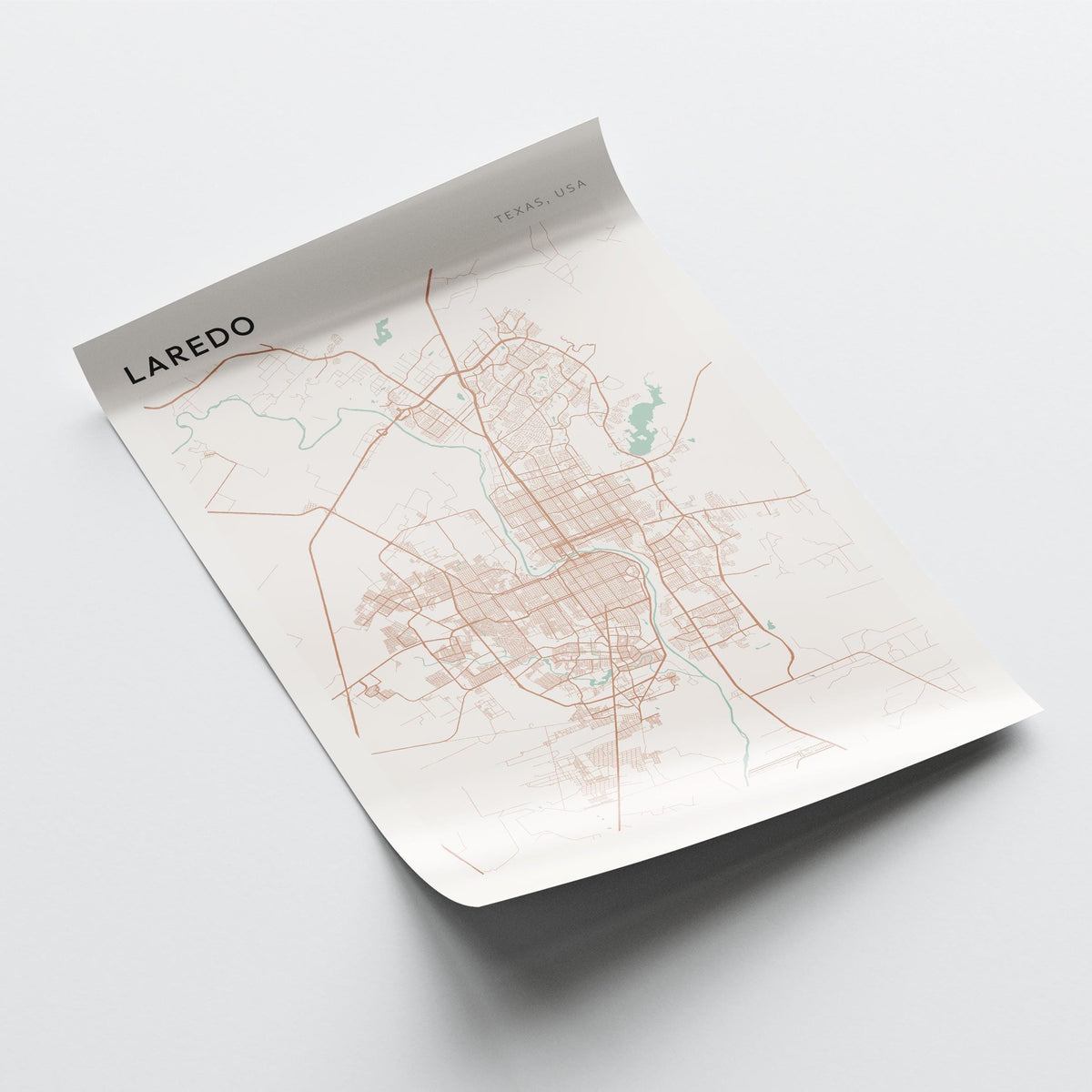 laredo, texas map poster - image 5