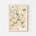 winter park, florida map poster - image 1
