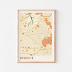 bushwick, new york map poster - image 1