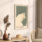 port townsend, washington map poster - image 2