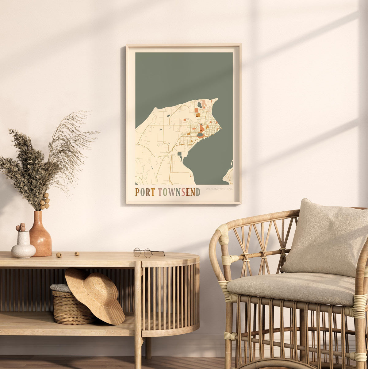 port townsend, washington map poster - image 3