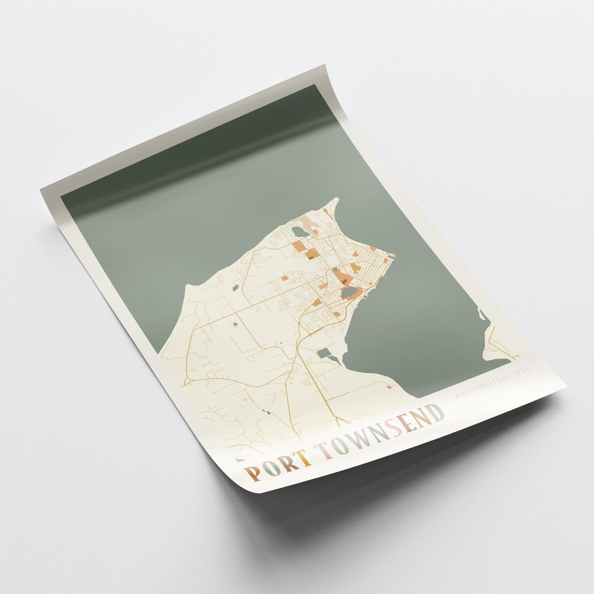 port townsend, washington map poster - image 4