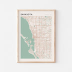 sarasota, florida map poster - image 1