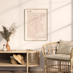 allen, texas map poster - image 3