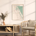 new smyrna beach, florida map poster - image 3