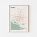 slidell, louisiana map poster - image 1