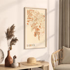 la quinta, california map poster - image 2