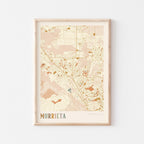 murrieta, california map poster - image 1