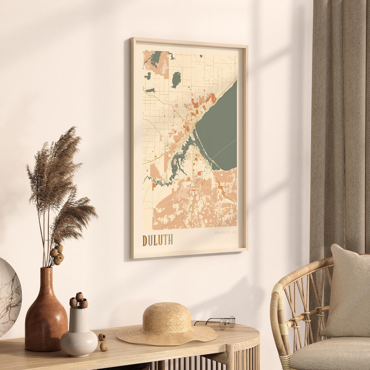 duluth, minnesota map poster - image 2