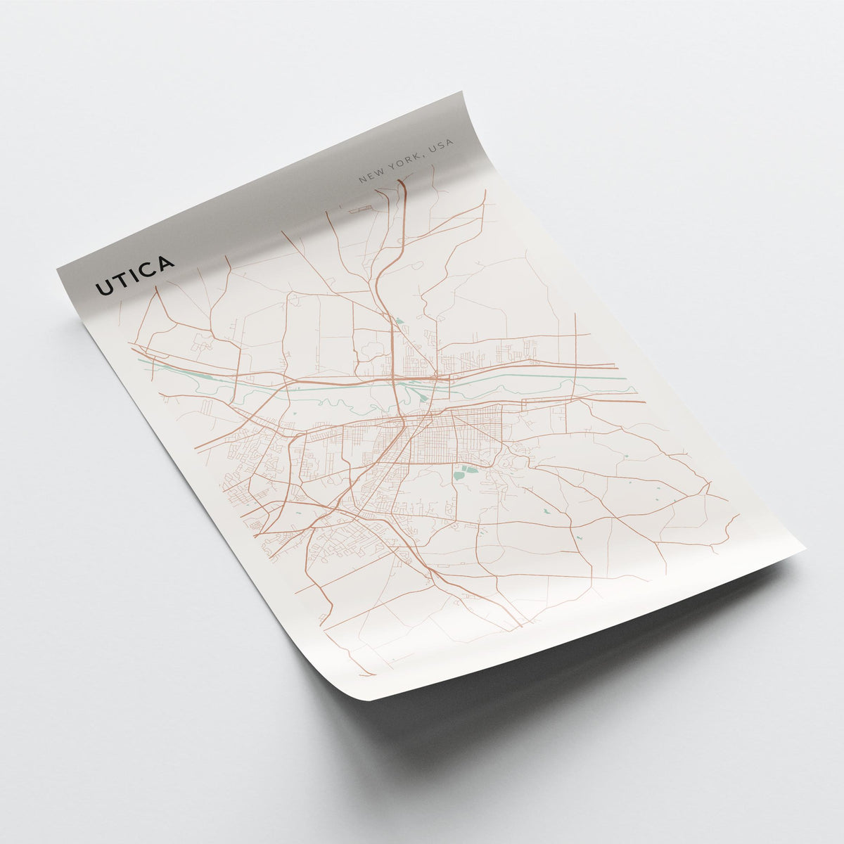 utica, new york map poster - image 4
