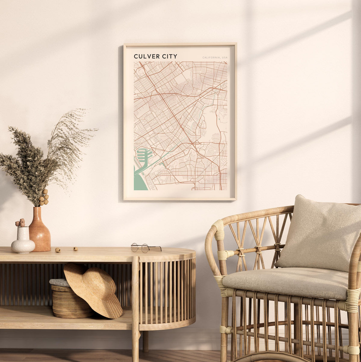 culver city, california map poster - image 3