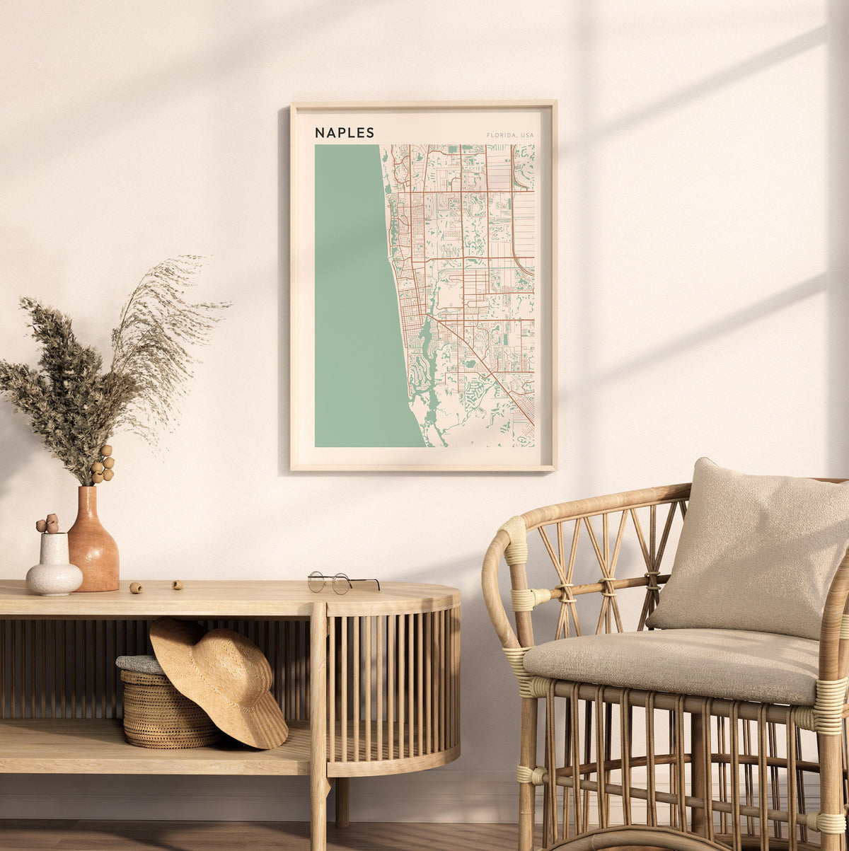 naples, florida map poster - image 3