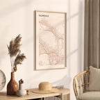 glendale, california map poster - image 2