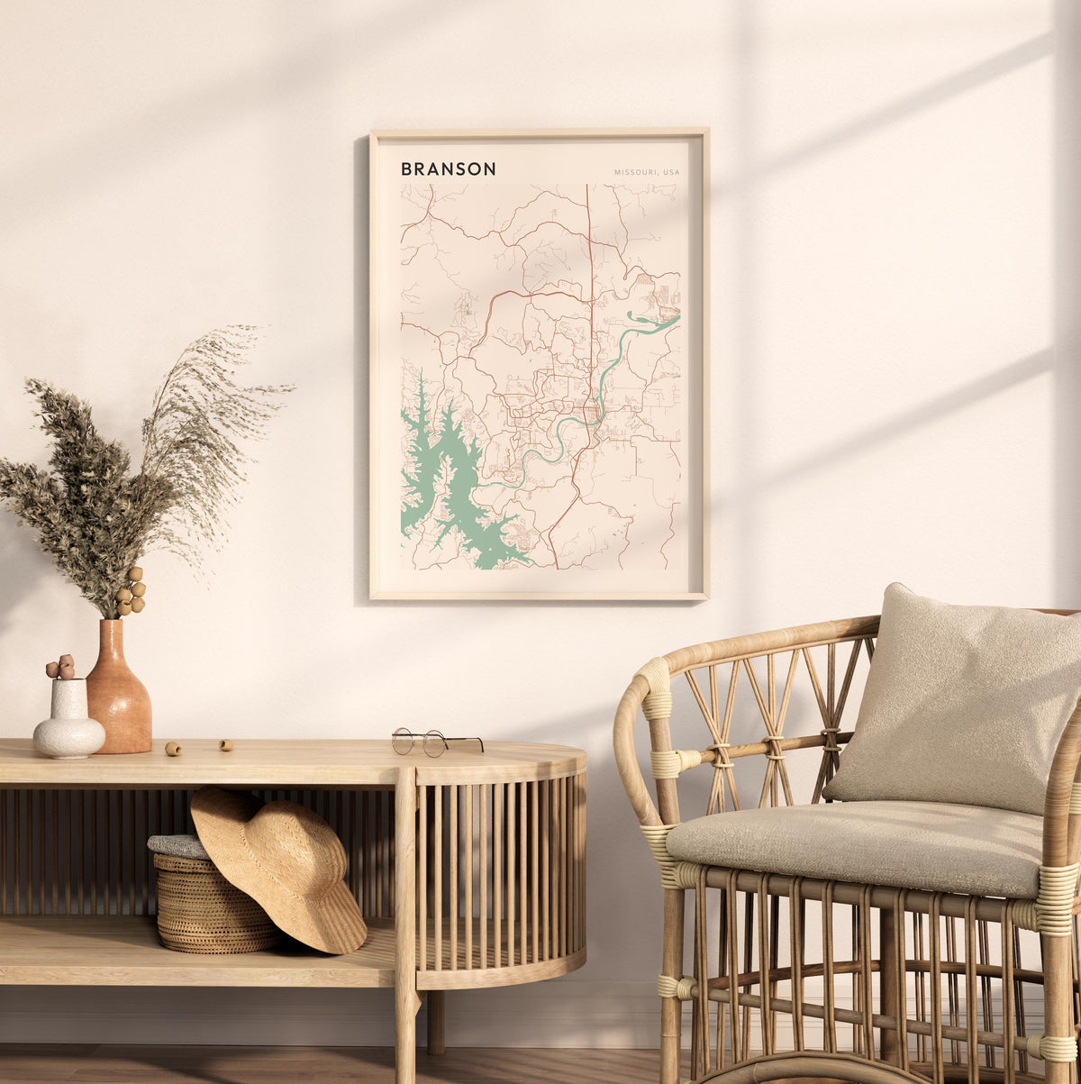 branson, missouri map poster - image 3