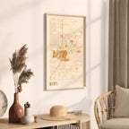 davis, california map poster - image 2