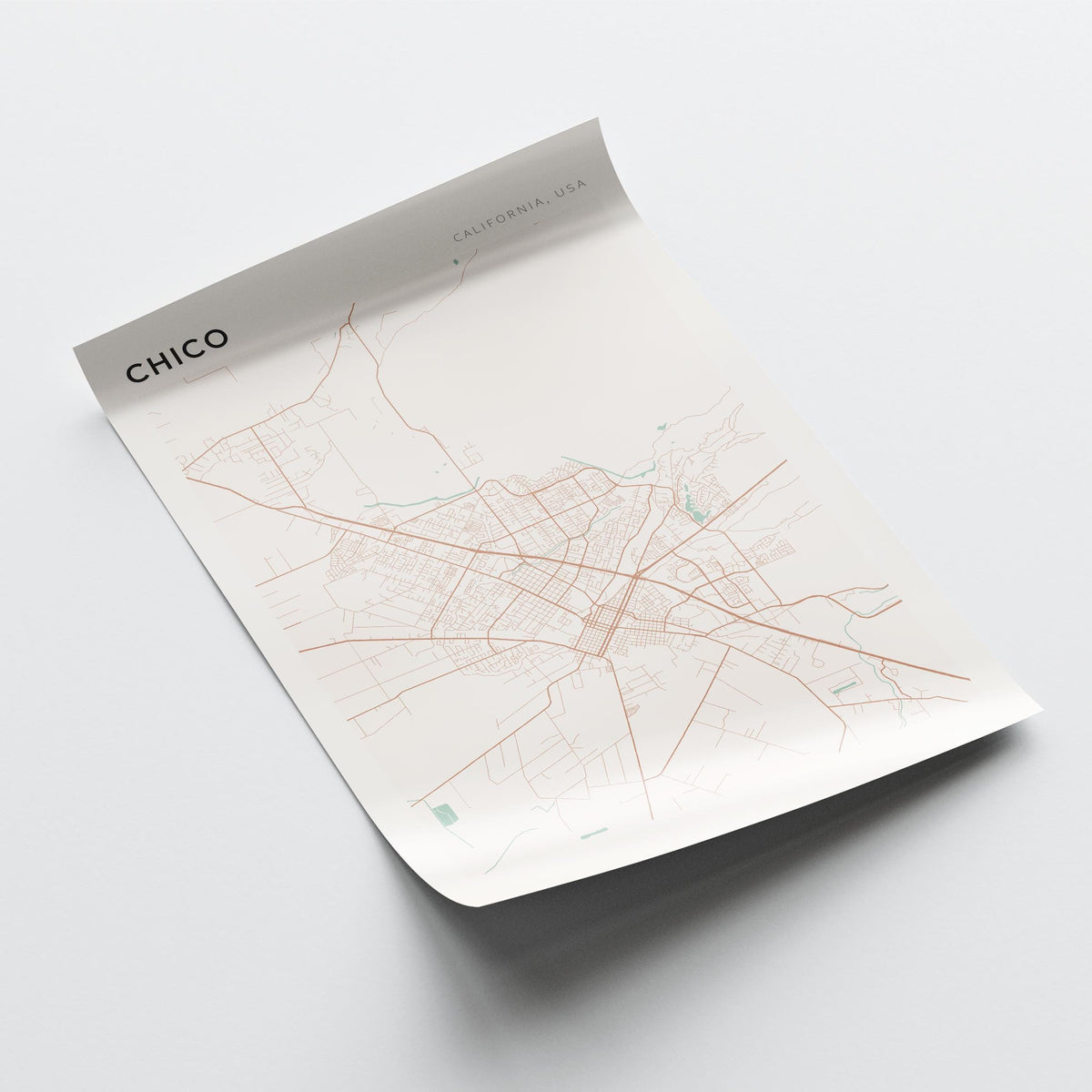 chico, california map poster - image 4