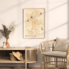 oklahoma city, oklahoma map poster - image 3