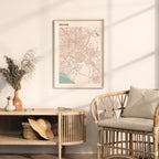 irvine, california map poster - image 3
