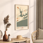 orange beach, alabama map poster - image 2