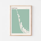 captiva, florida map poster - image 1
