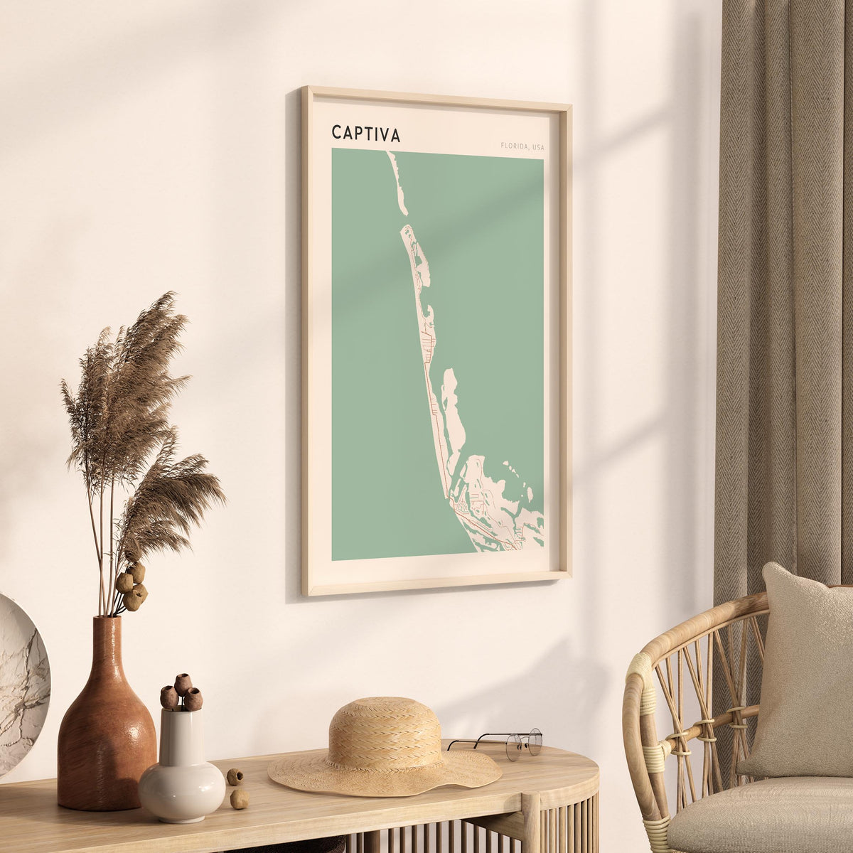 captiva, florida map poster - image 2