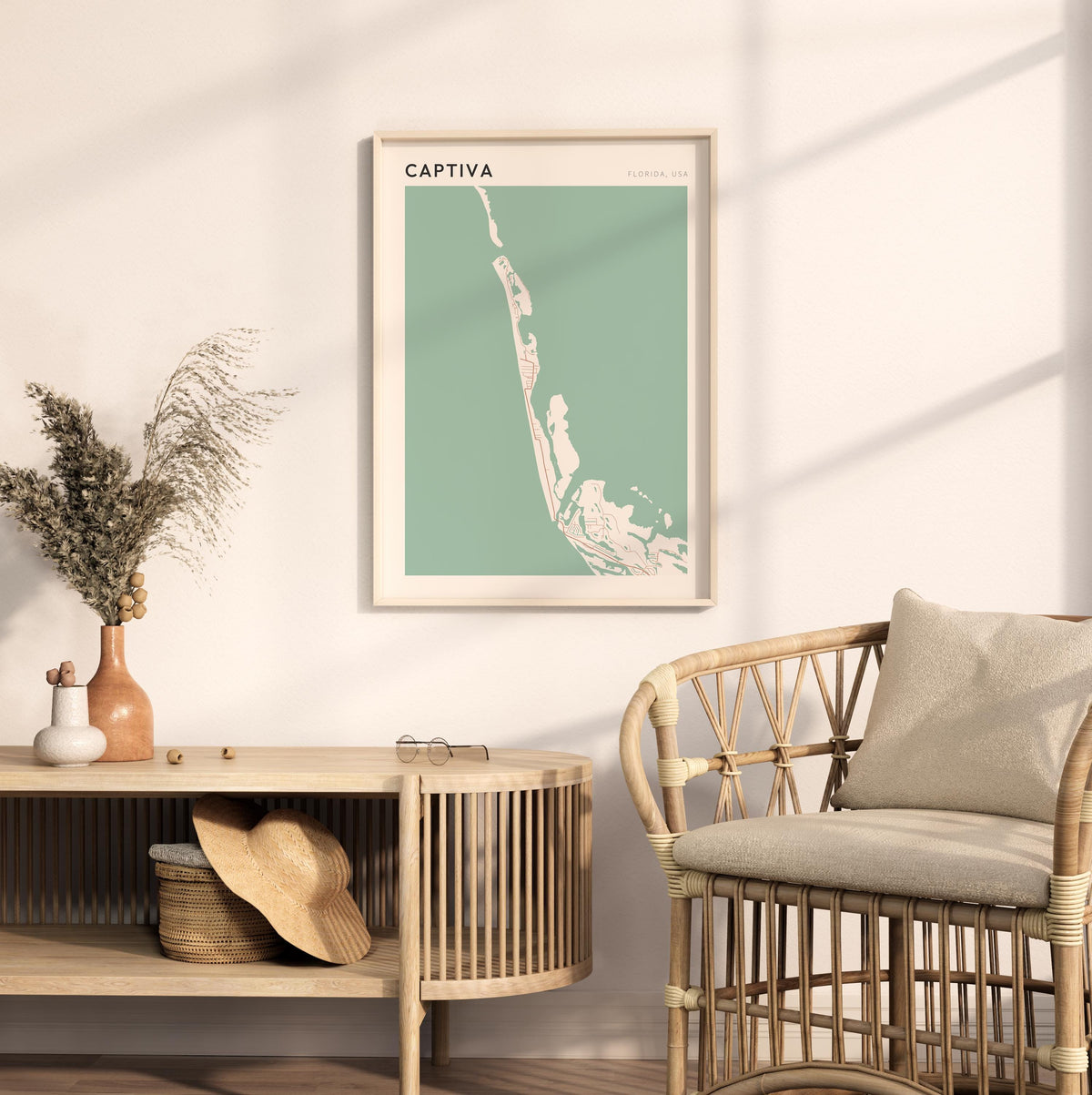 captiva, florida map poster - image 3