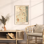 west palm beach, florida map poster - image 3