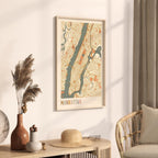 manhattan, new york map poster - image 2