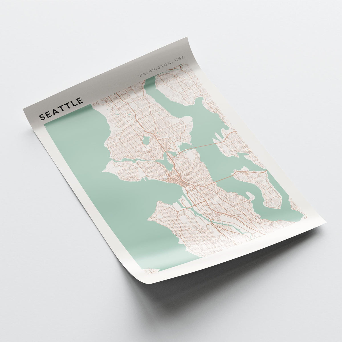 seattle, washington map poster - image 4