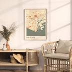 san pedro, california map poster - image 3