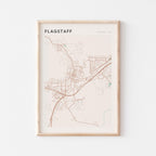 flagstaff, arizona map poster - image 1