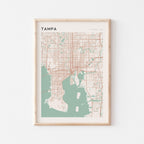 tampa, florida map poster - image 1
