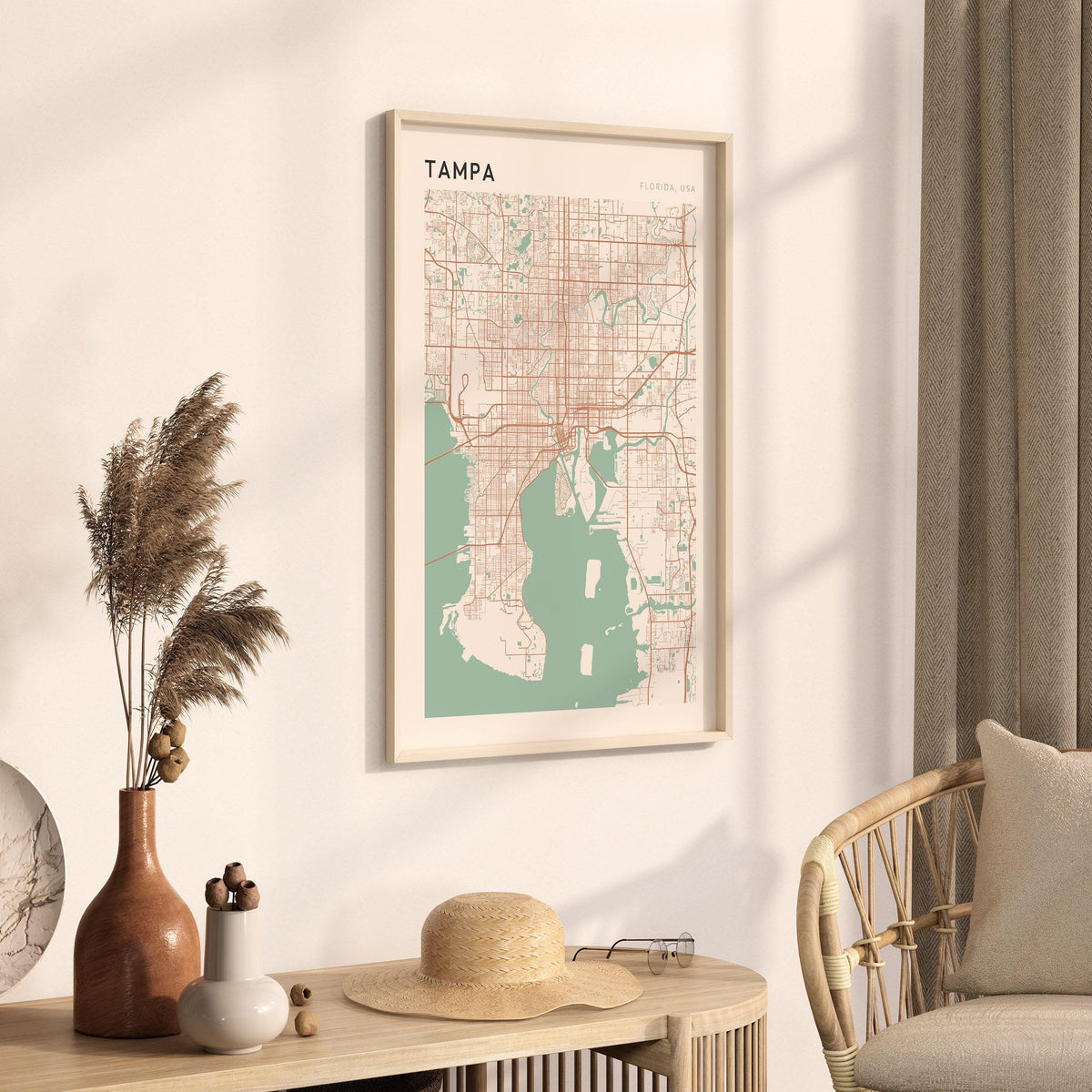 tampa, florida map poster - image 2