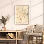 beaumont, texas map poster - image 3