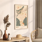 delta, british columbia map poster - image 2