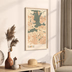tampere finland map poster - image 2
