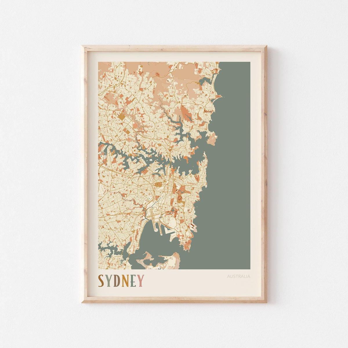 sydney, australia map poster - image 1