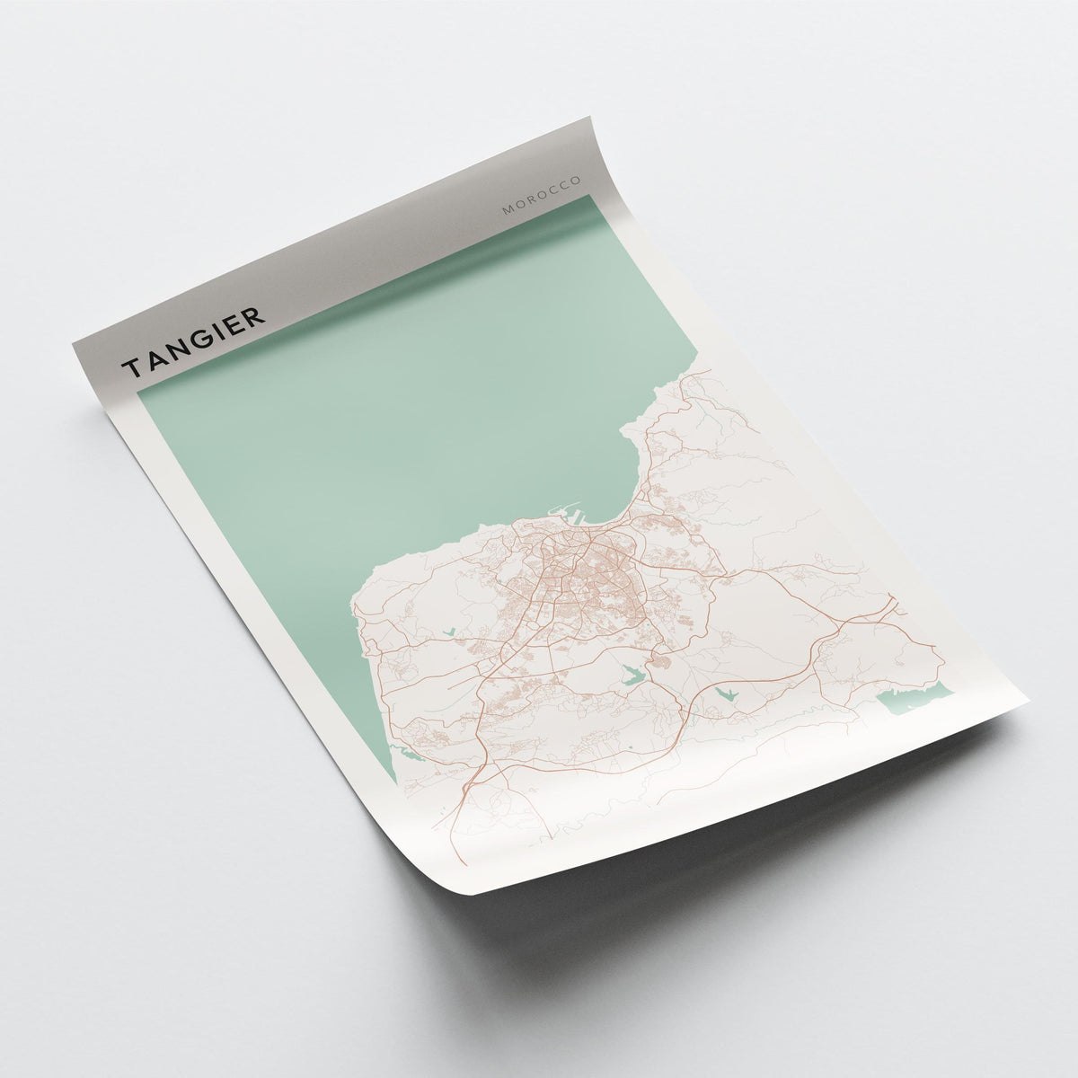 tangier, morocco map poster - image 4