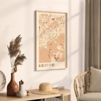 karlovy vary czechia map poster - image 2
