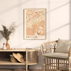 karlovy vary czechia map poster - image 3