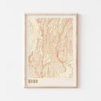 ubud, indonesia map poster - image 1