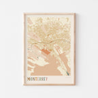 monterrey, mexico map poster - image 1