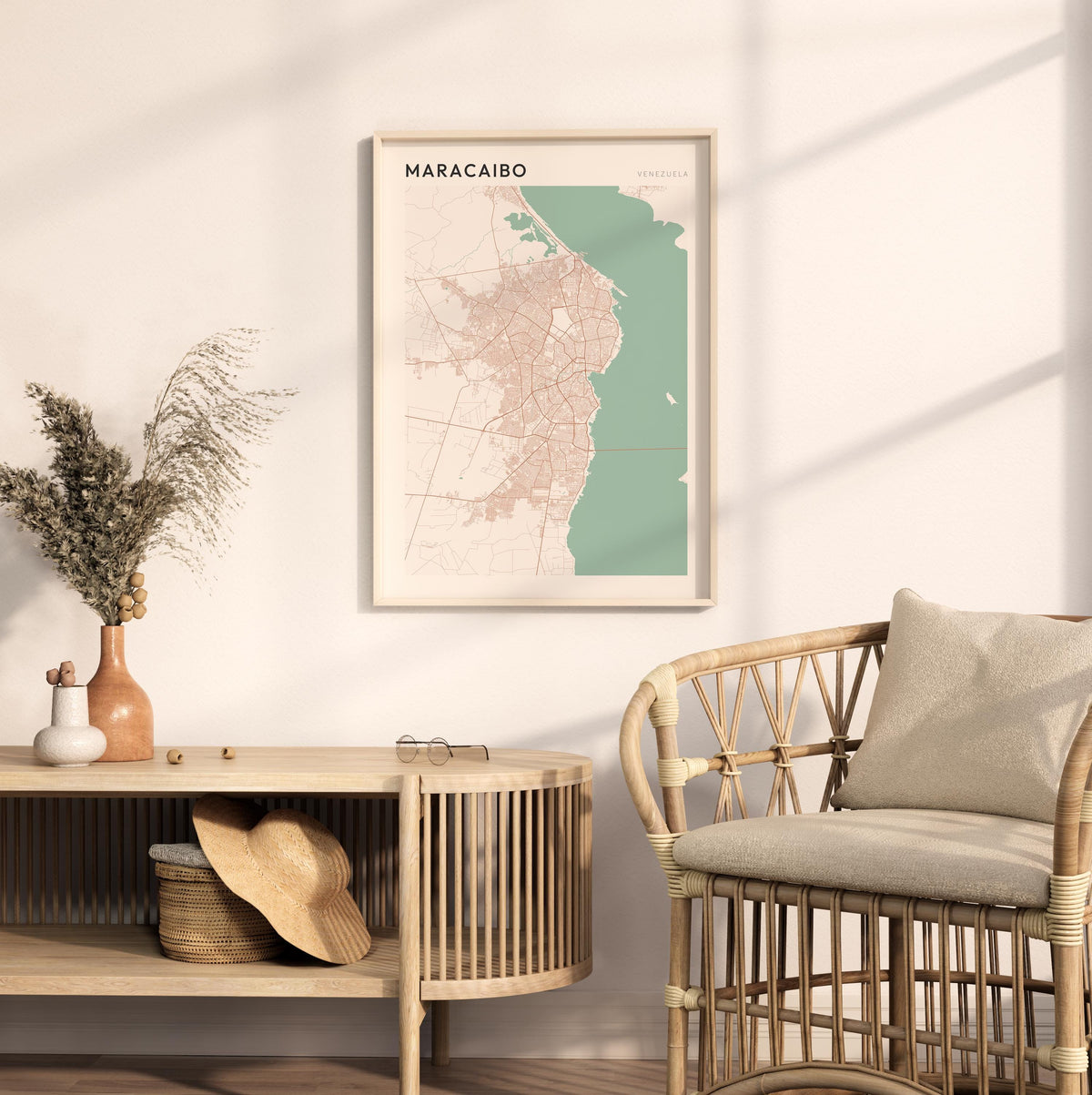 maracaibo, venezuela map poster - image 3