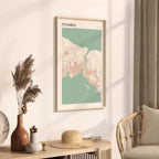 istanbul, turkey map poster - image 2