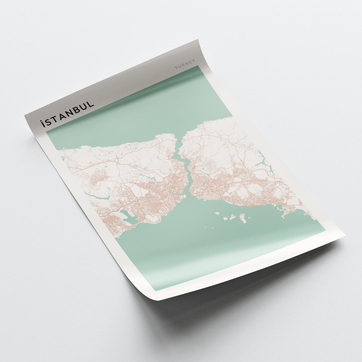 istanbul, turkey map poster - image 4