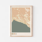 rijeka croatia map poster - image 1