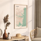 sydney, australia map poster - image 2